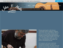 Tablet Screenshot of johnfmello.com